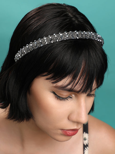 Elegant Adornments Set of 2 Embellished Hairband