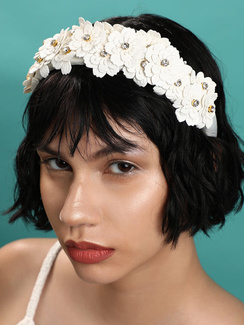Gilded Elegance Set of 2 Embellished Hairband