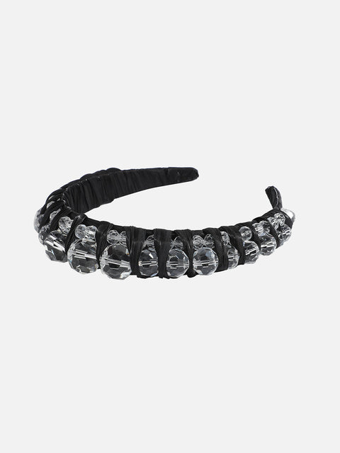 Feminine Finesse Set of 2 Beaded Hairband
