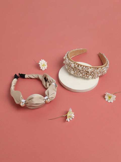 Dreamy Pastels Set of 2 Embellished Hairband