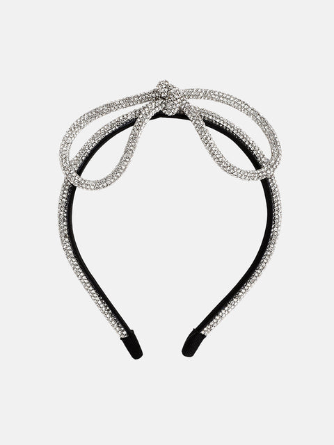 The Bijou Bow Hairband - Antique Gold-SOHIBD6120