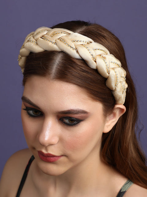 Braided Embellished Hairband