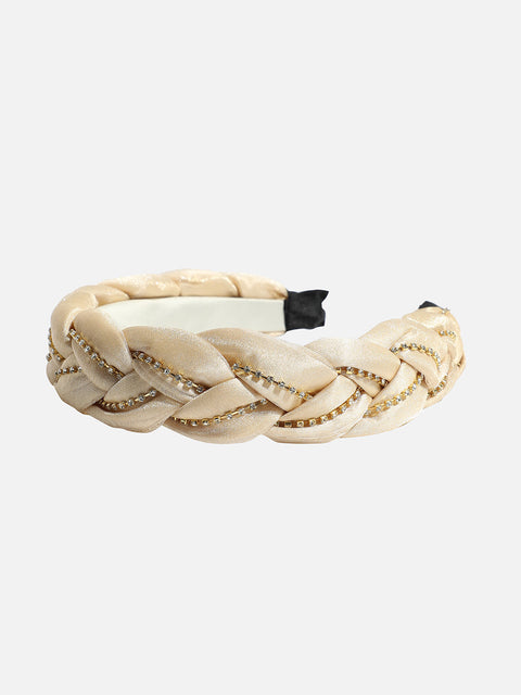 Braided Embellished Hairband