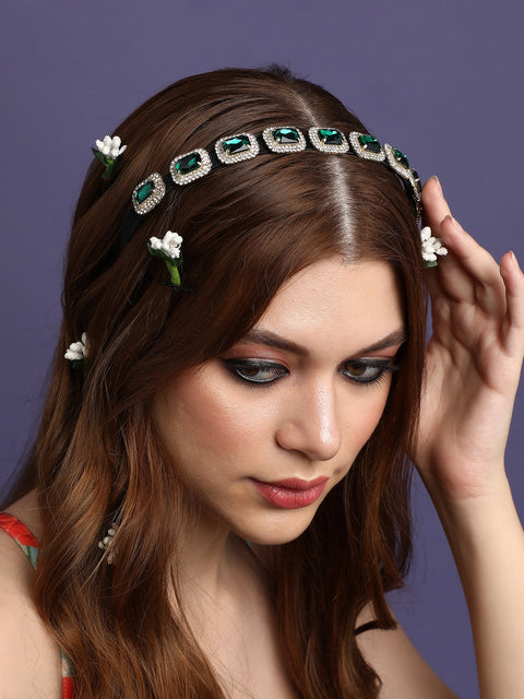 Stone Studded Embellished Hairband