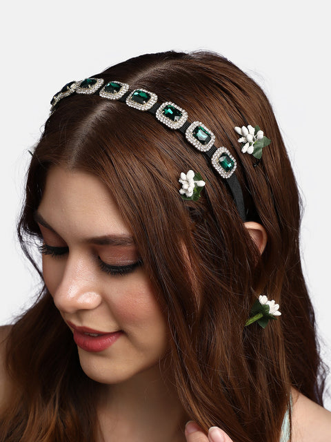 Stone Studded Embellished Hairband