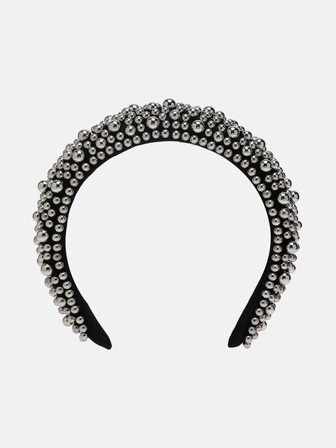 Women's The Orb Hairband - Metallic Silver