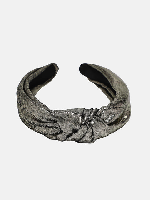 Women's The Metallic Knot Hairband - Antique Gold
