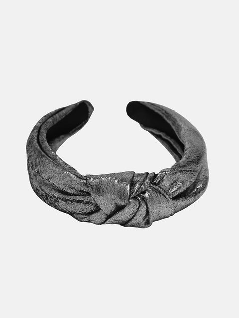 Women's The Metallic Knot Hairband - Sonic Silver