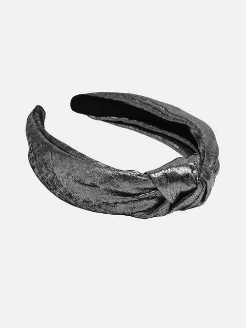 Women's The Metallic Knot Hairband - Sonic Silver