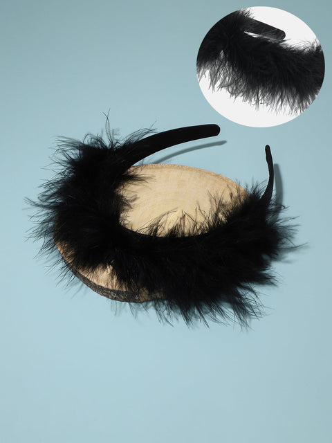 Women's The Gertrude Hairband - Midnight Black