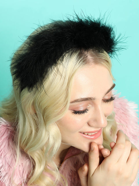 Women's The Gertrude Hairband - Midnight Black