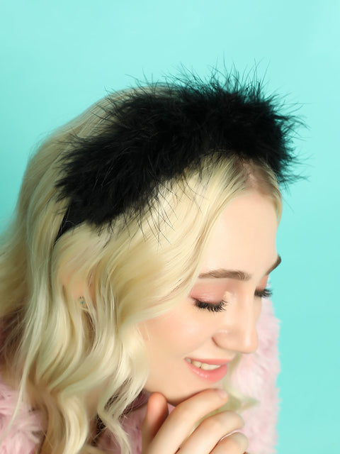 Women's The Gertrude Hairband - Midnight Black