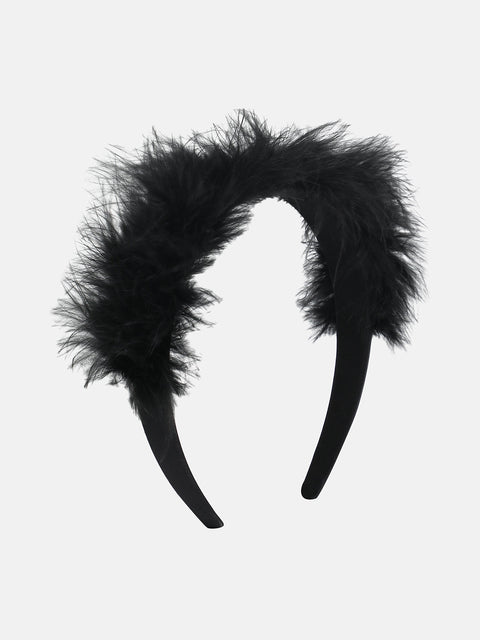 Women's The Gertrude Hairband - Midnight Black