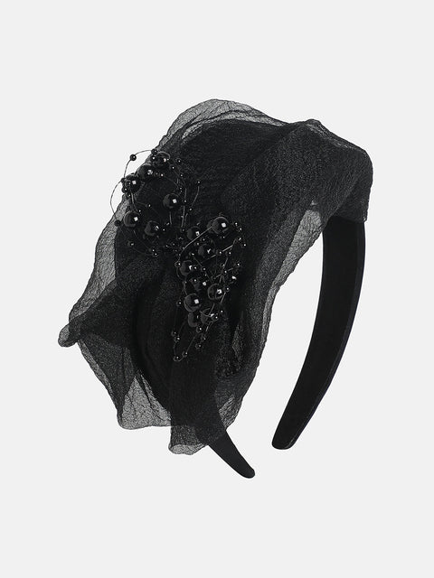 Women's The Penelope Hairband - Midnight Black
