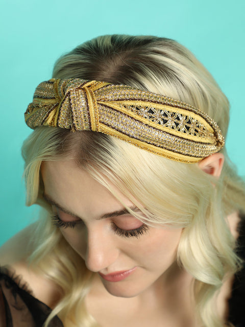 Women's The Ayah Hairband - Antique Gold