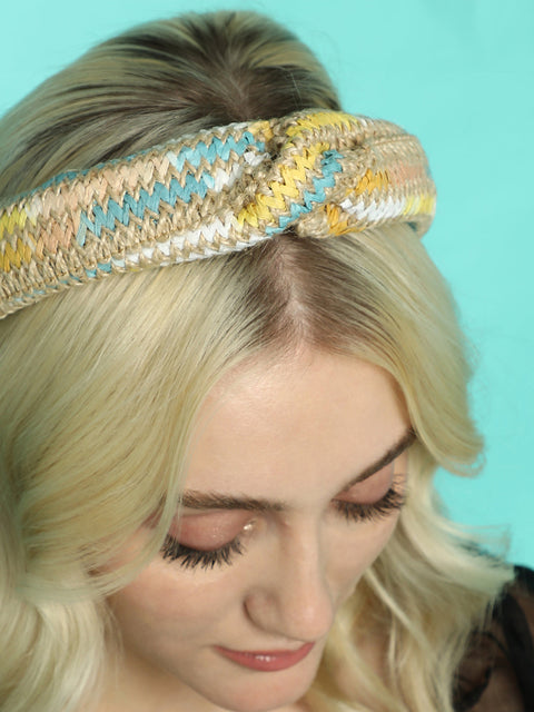 The Bijou Bow Hairband - Antique Gold-SOHIBD6120