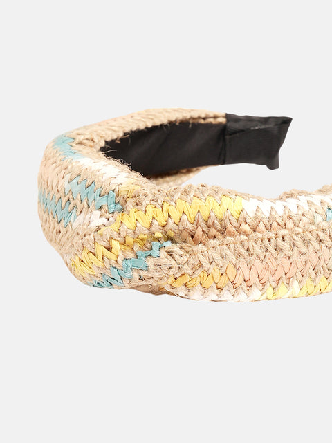 The Bijou Bow Hairband - Antique Gold-SOHIBD6120