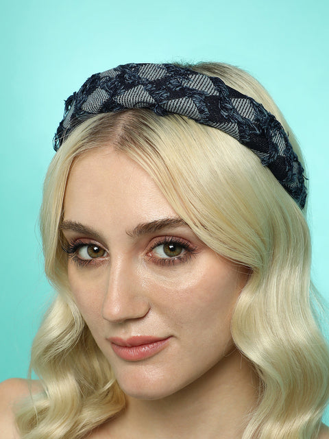 The Bijou Bow Hairband - Antique Gold-SOHIBD6120