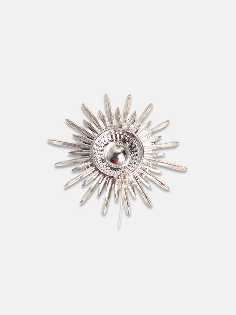 Chalice Silver Celestrial Statement BroochFor Casual Wear