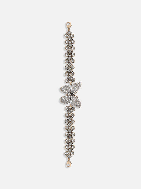Set Of 2 Gold-Plated Link Bracelet
