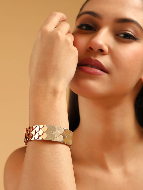 The Python Cuff Bracelet - California Gold-SOHIBR6195