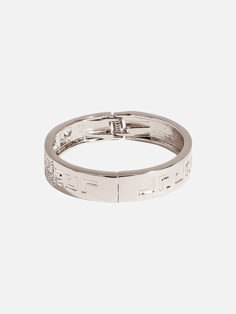 Silver-Plated Kada Bracelet