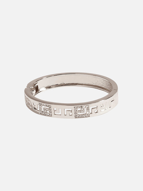 Silver-Plated Kada Bracelet