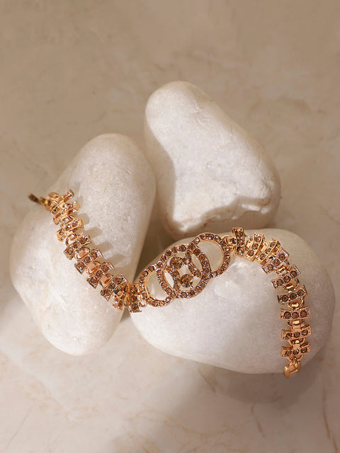 Gold-Plated Wraparound Bracelet