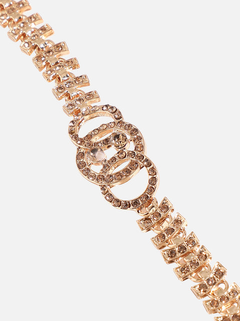 Gold-Plated Wraparound Bracelet