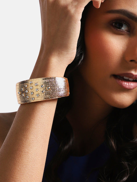Gold-Plated Cuff Bracelet