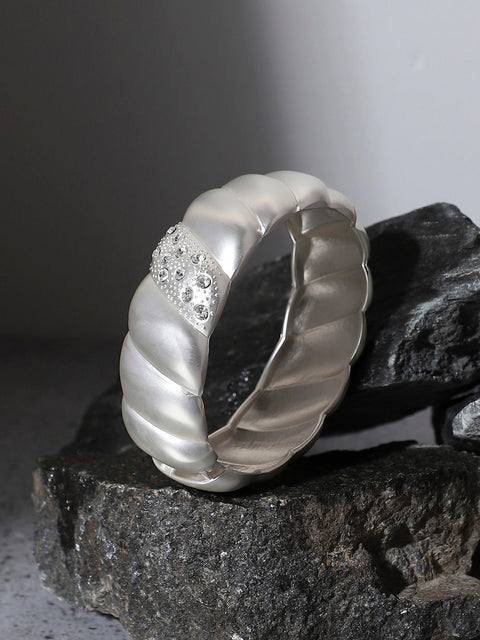 Silver-Plated Cuff Bracelet