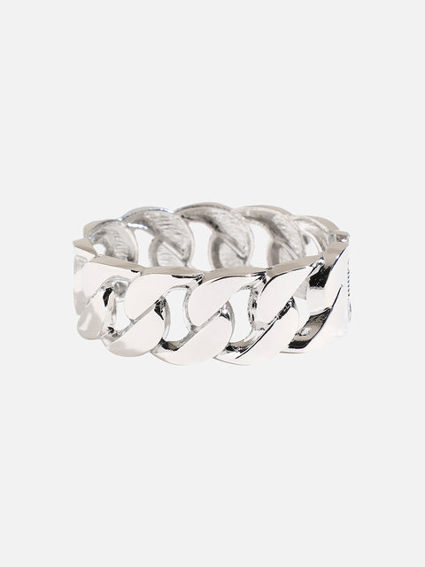Silver-Plated Kada Bracelet