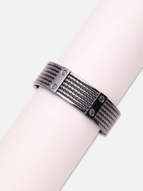Silver-Plated Cuff Bracelet