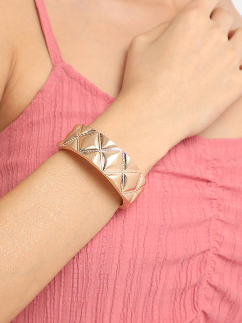 Gold-Plated Cuff Bracelet