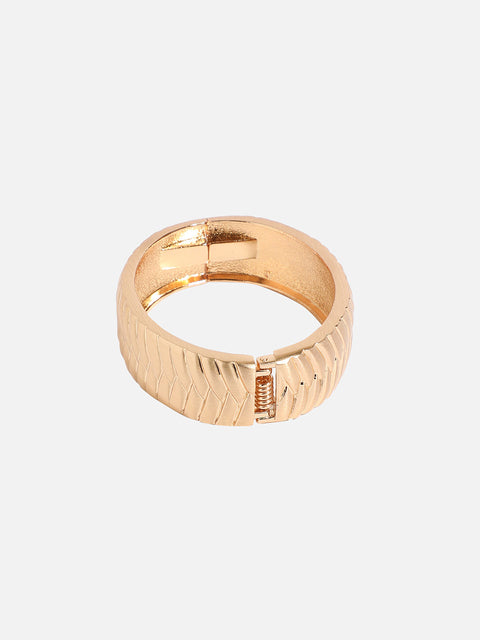 Gold-Plated Kada Bracelet