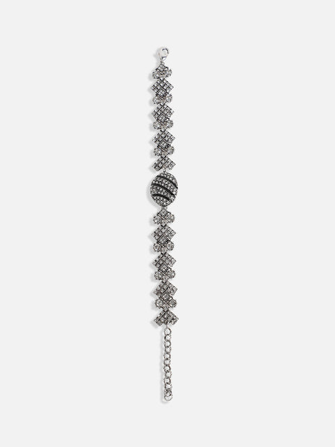 Silver Plated Charm Bracelet