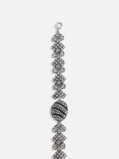 Silver Plated Charm Bracelet