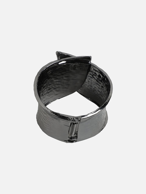 Silver-Plated Bangle-Style Bracelet