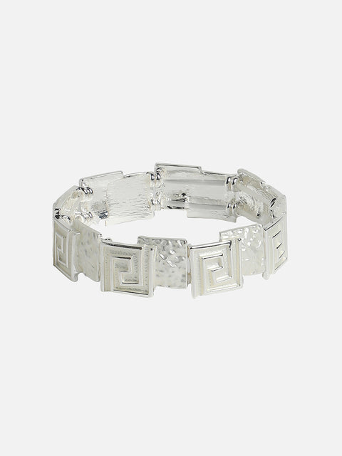 Silver-Plated Kada Bracelet