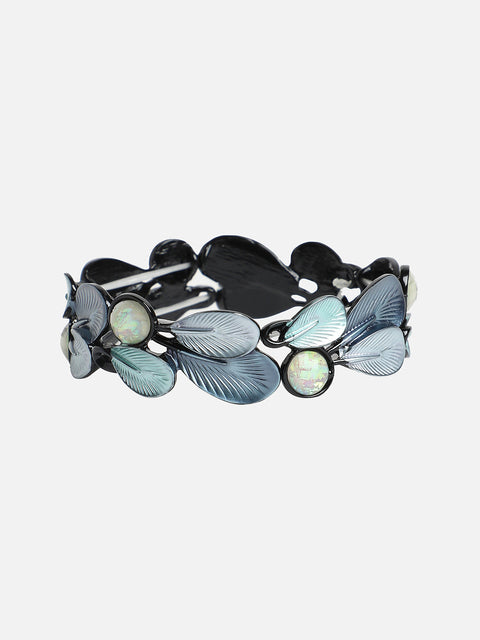 Stone Studded Elasticated Bracelet