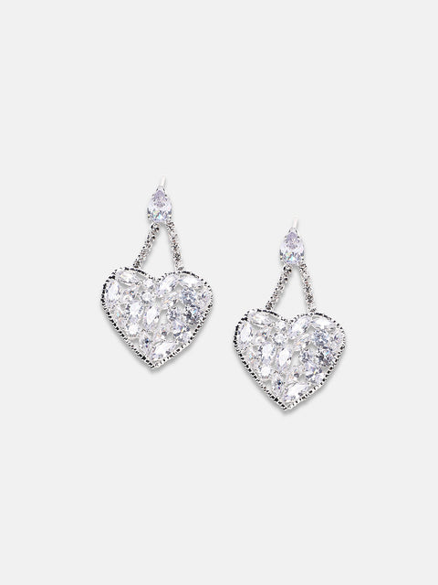 Silver Plated Drop Earrings