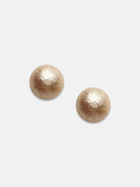 Gold-Plated Stud Earrings