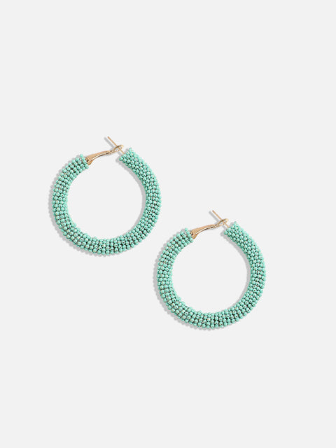 Gold-Plated Contemporary Hoop Earrings