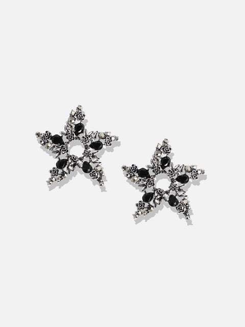 Silver-Plated Contemporary Studs Earrings