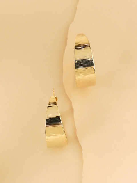 Contemporary Hoop Earrings