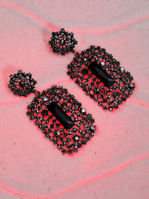 Silver-Plated Contemporary Ear Cuff Earrings