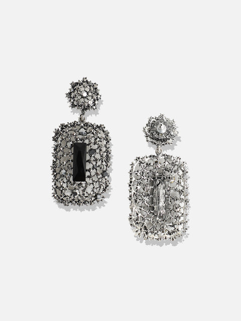 Silver-Plated Contemporary Ear Cuff Earrings