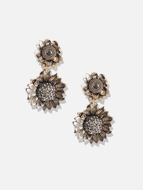 Artificial Stones Contemporary Drop Earrings