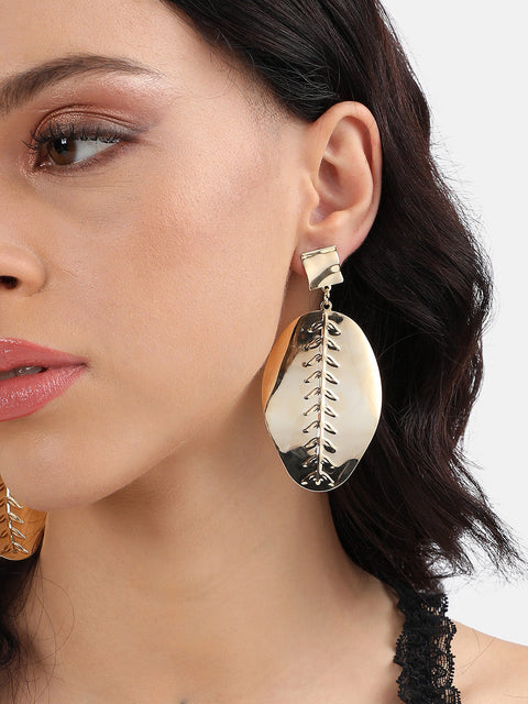 Gold Plated Drop Earrings