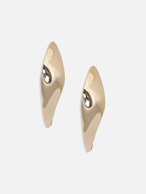 Gold-Plated Drop Earrings
